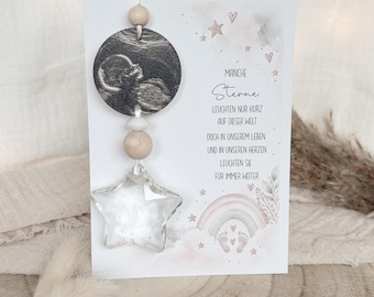 Suncatcher, keepsake for a stillborn child, sympathy gift, gifts for the bereaved, sympathy card, keepsake for a stillborn child, bereavement gift