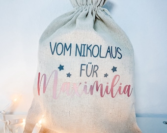 Nikolaussäckchen | Nikolaus  | Geschenksäckchen | Verpackung | mit Namen | Geschenkverpackung personalisiert