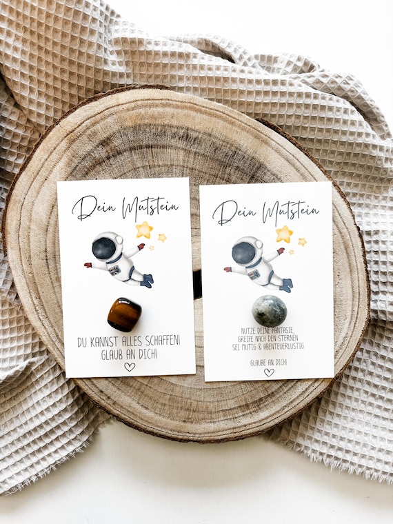 Produktbild von Du Schaffst Das Geschenk, Glücksstein Mit Karte, Mutmacher