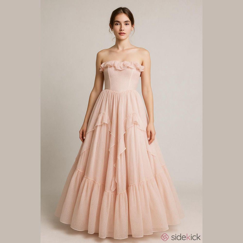 open lace back dress 80s Party Dress / 80s Prom Gown Dress / 80s Lace Ruffles bow dress / 8   Glitterngoldvintage