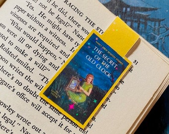 Nancy Drew Holographic Magnetic Bookmarks 90s Kids Nostalgia Bookmarks Secret of the Old Clock