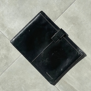 Black Leather Case for macbook or any laptop 13”