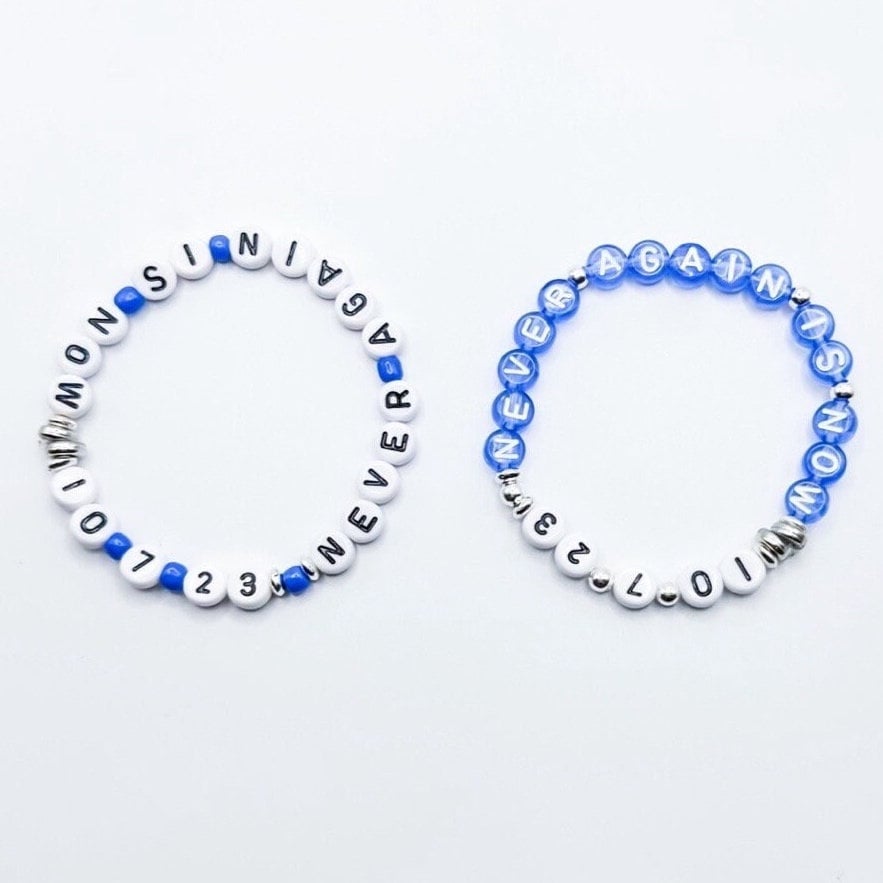 Never Again Is Now Bracelets, October 7 2023, Support for Israel and Jewish People, Pray For Israel, Israel War, Support the IDF