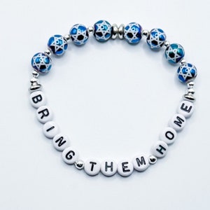 Bring Them Home Bracelets: A Symbol of Hope, Bring Home The Israeli Hostages, Never Again Is Now, Judaica, Am Yisrael Chai