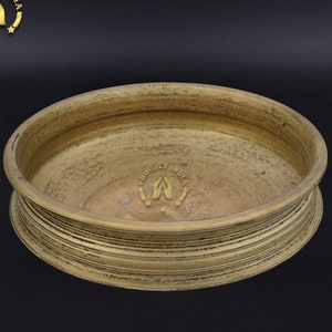 16 Unpolished Vaarpu Bronze Uruli, Ideal House Warming Gift Includes Free Chattugam, Perfect for Payasam image 2