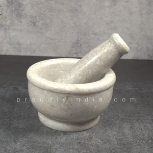 Mortar And Pestle, Pill Crusher, White Marble Mortar, Motor And Pestle, Stone Molcajete, Hand Stone Grinder,Grinding Stone, Kitchenware