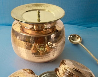 8 liter koperen handi, Biriyani Handi, kookpot, grote koperen handi, grote serveerschaal, Biriyani koken, Bakra Eid-aanbieding, Eid ul Adha-aanbieding