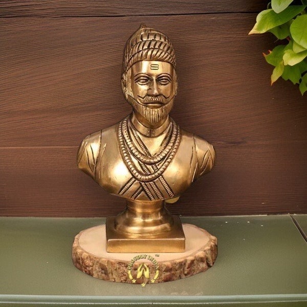 Brass Shivaji Statue Etsy