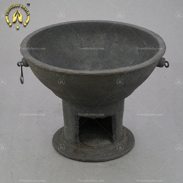 Vintage Cast Iron Stove:Perfect for Camping,Kummati Aduupu,Miniature Wood Burning Firepit for Authentic Experience