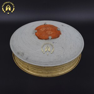 16 Unpolished Vaarpu Bronze Uruli, Ideal House Warming Gift Includes Free Chattugam, Perfect for Payasam image 4