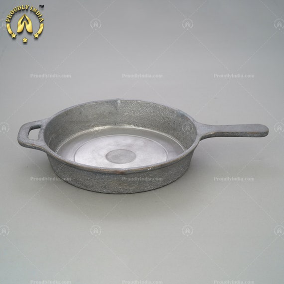 Iron Skillet 1, Cast Iron Skillet/ Fry Pan Induction Base/ Double Handle, Cast  Iron Skillet With Long Handle 