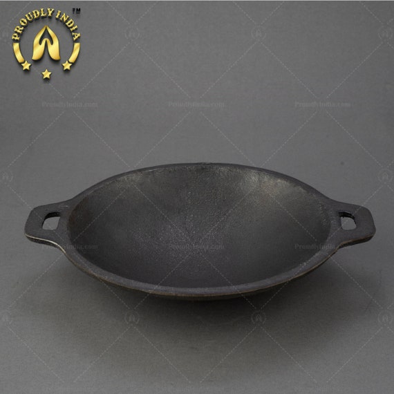 Preseasoned Cast Iron Kadai Cheenachatticast Iron -  Denmark