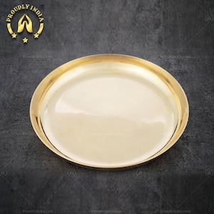 Vengala Thattu, Pure Kansa Thali, Bronze Thali, Serving Plate, Dinner Plates, Dinner thali, Online Thali Order