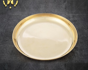 Vengala Thattu, Pure Kansa Thali, Bronze Thali, Serving Plate, Dinner Plates, Dinner thali, Online Thali Order