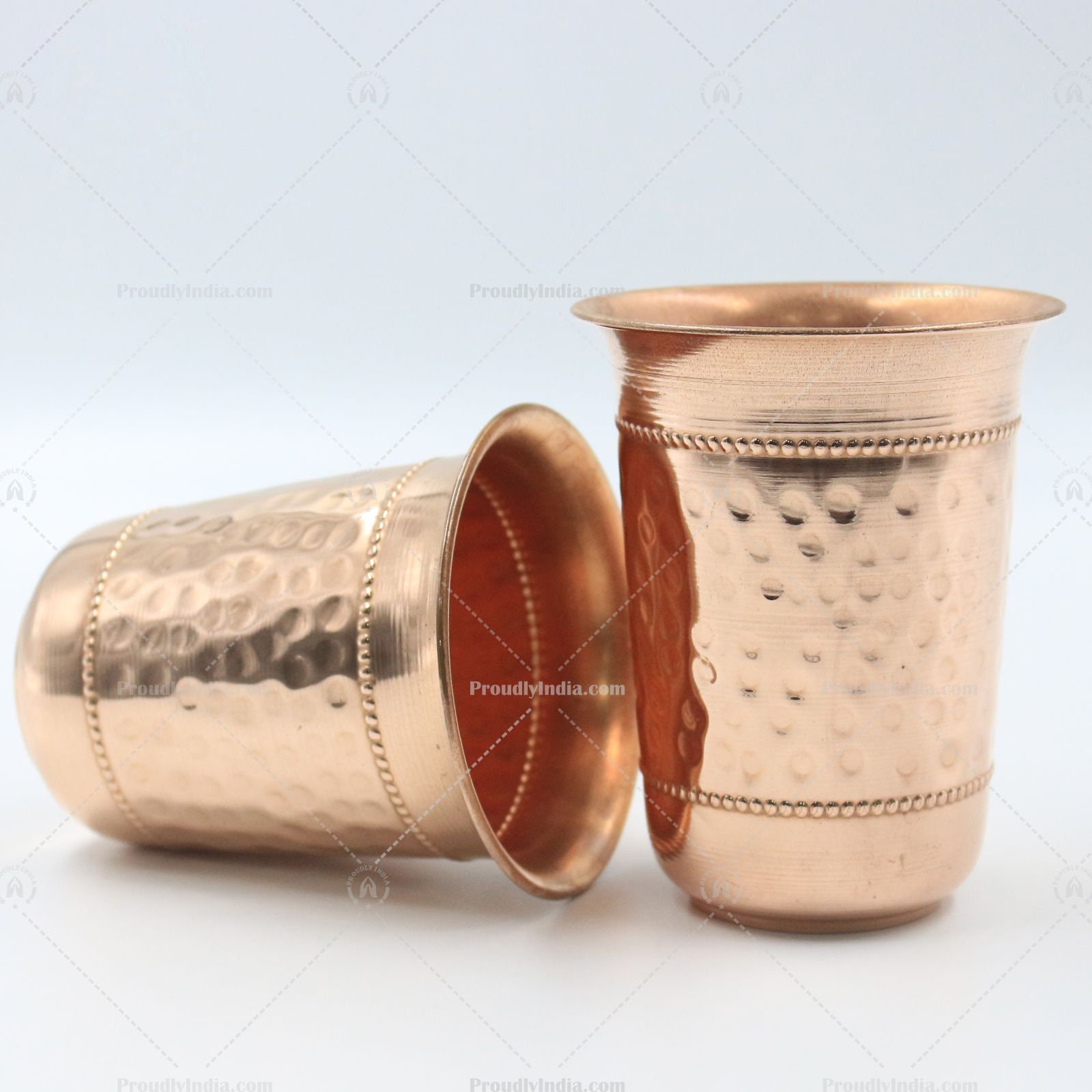 Copper Cup, Copper Glasses, Copper Tumbler, Copper Wine Glasses, Drinking Glasses, Ayurvedic Glasses, Set of 2 Copper Glass Set