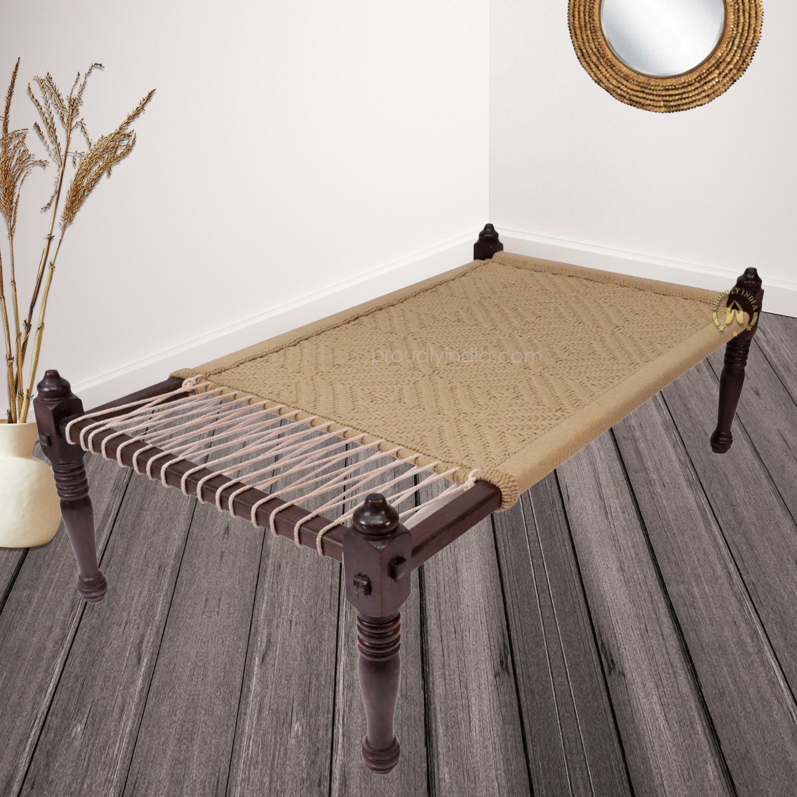 Bamboo diwan cot best sale