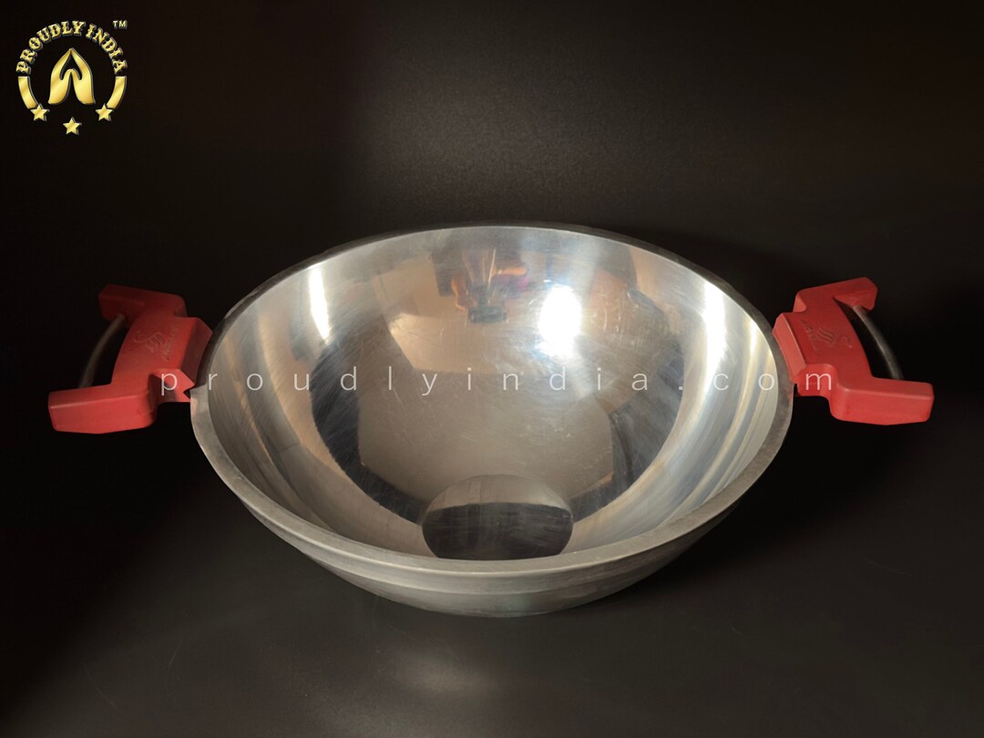 Steel Kadai, Kadhai, Kadai With Handle, Frying Kadai, Deep Fry Kadai, Kadai With Base, Cooking