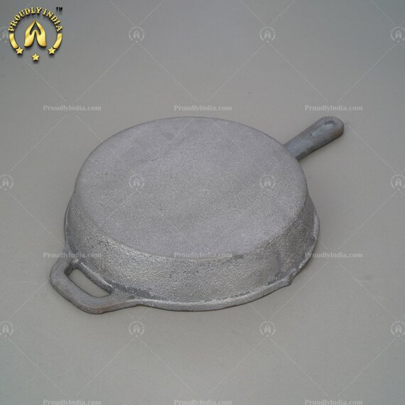 Iron Skillet 1, Cast Iron Skillet/ Fry Pan Induction Base/ Double Handle, Cast  Iron Skillet With Long Handle 