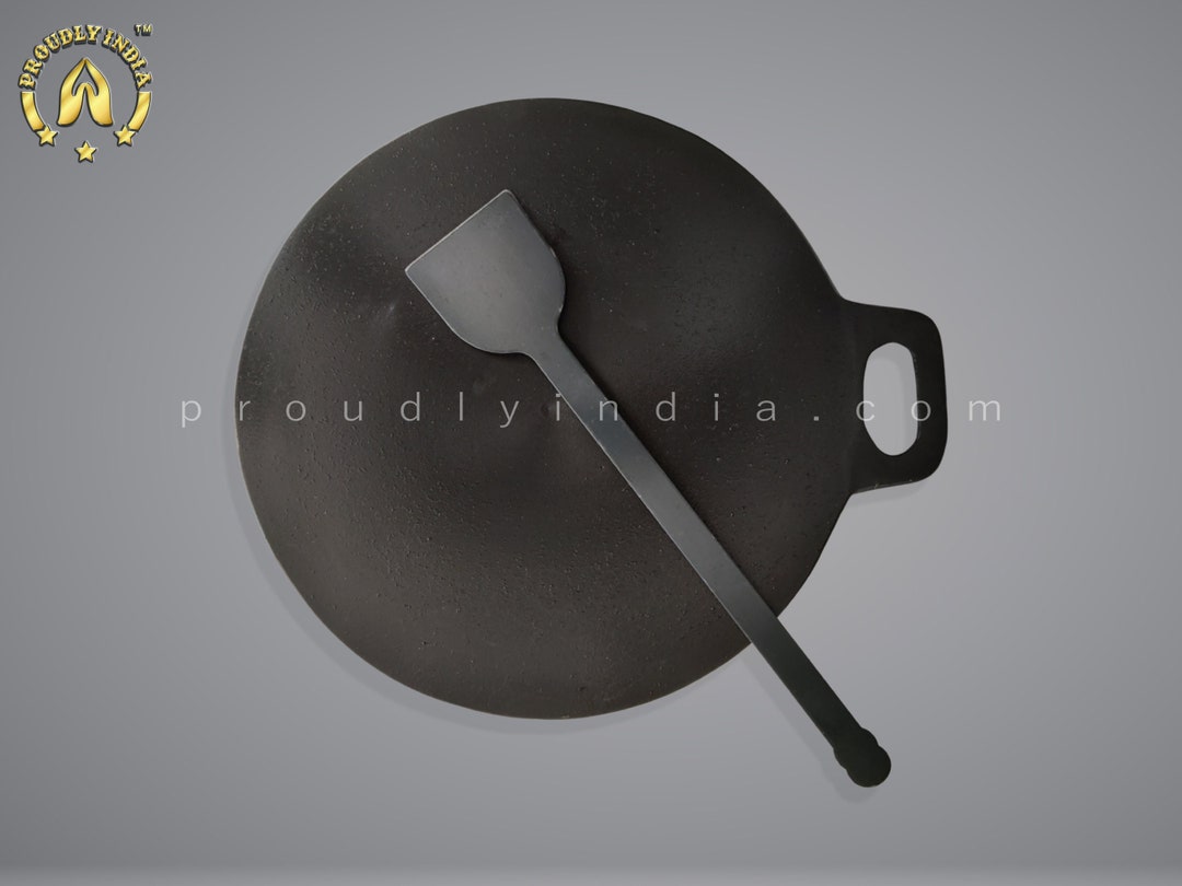 Cast Iron Dosa Tawa Perfect Flat Surya Dosa Plate, No Edge Dosa Kal