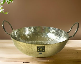 El Kadai indio de latón martillado definitivo: el mejor Kadai para comprar para la cocina tradicional.