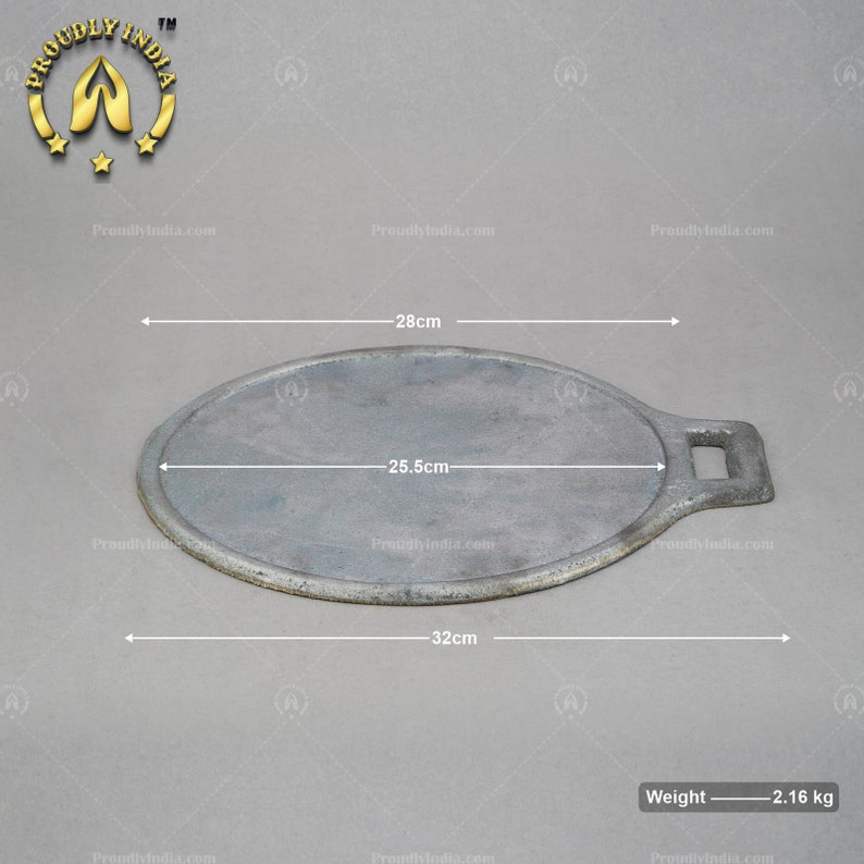 Iron Grinding Dosa Tawa, Rough Non Seasoned Cast Iron Tawa,flat Tawa,natural Nonstick Tawa