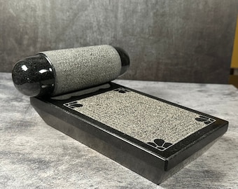 Piedra de moler de granito, sil batta, molinillo de especias, piedra para chutney, triturador manual tradicional