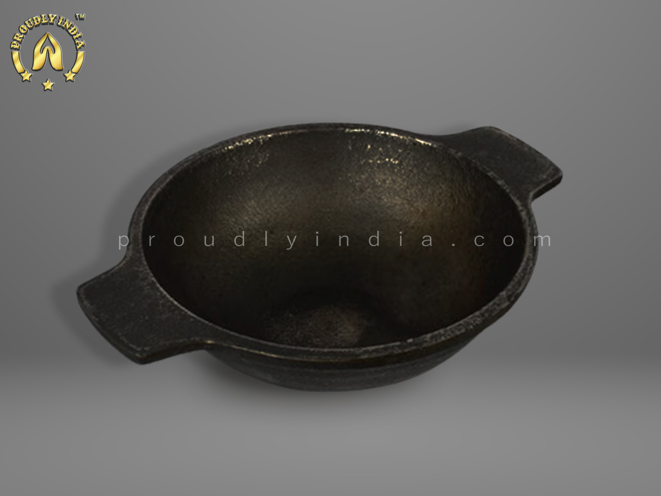 Iron Curve Deep Bottom Bombay Kadai,iron Kadai,frying Pan for