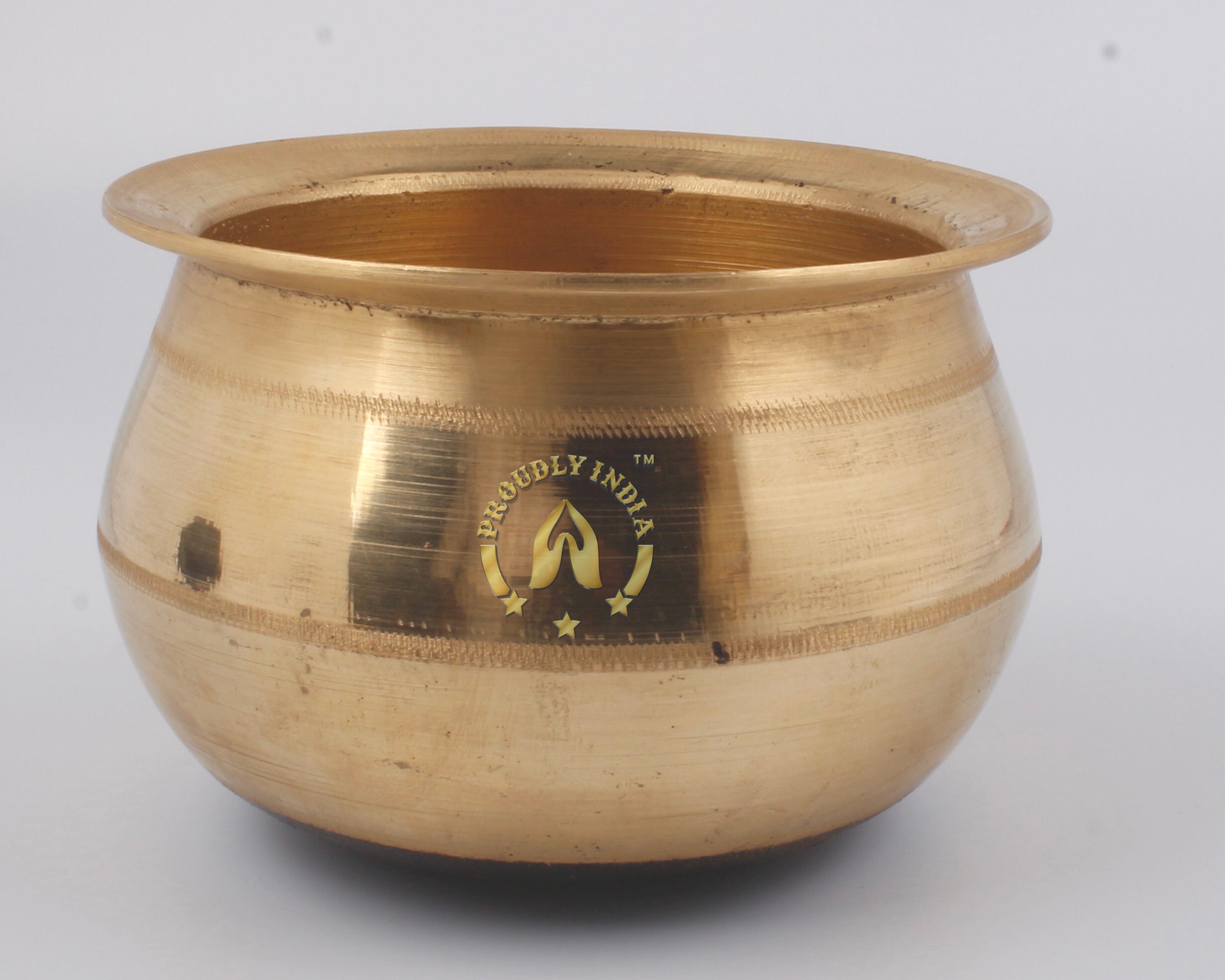 3L Bronze Paruppu Uruli Enhances Indian Home Decor, Perfect Housewarming Gift, Authentic Kerala