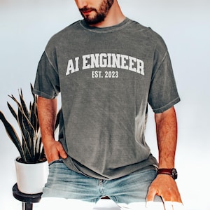 Custom AI Engineer Tshirts, Personalized Artificial Intelligence AI Specialist Shirt, Data Scientist Technology Sweatshirt,AI Scientist Gift