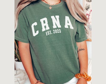 Custom CRNA Certified Registered Nurse Anesthetist Shirt,CRNA Nurse Sweatshirt,RN Appreciation Tshirt,Nursing Graduation Gift,Nurse Life Tee