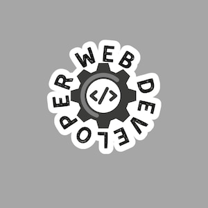 Web Developer Sticker For Software Engineer, Programmer Stickers, Girl Coder Stickers, Tech Sticker, Engineer Laptop Stickers, Gift For Geek