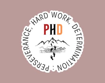 Funny Doctor Sticker For PhD Student,Doctor Water Bottle Sticker Medical Student Gift, Doctorate Laptop Sticker PhD Graduation Sticker Gift,