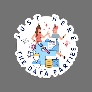 Data Science Sticker, Data Scientist Sticker, Data Queen, Woman in Data Science,Data Science Gift,Data Analyst Accessory,Engineer Sticker