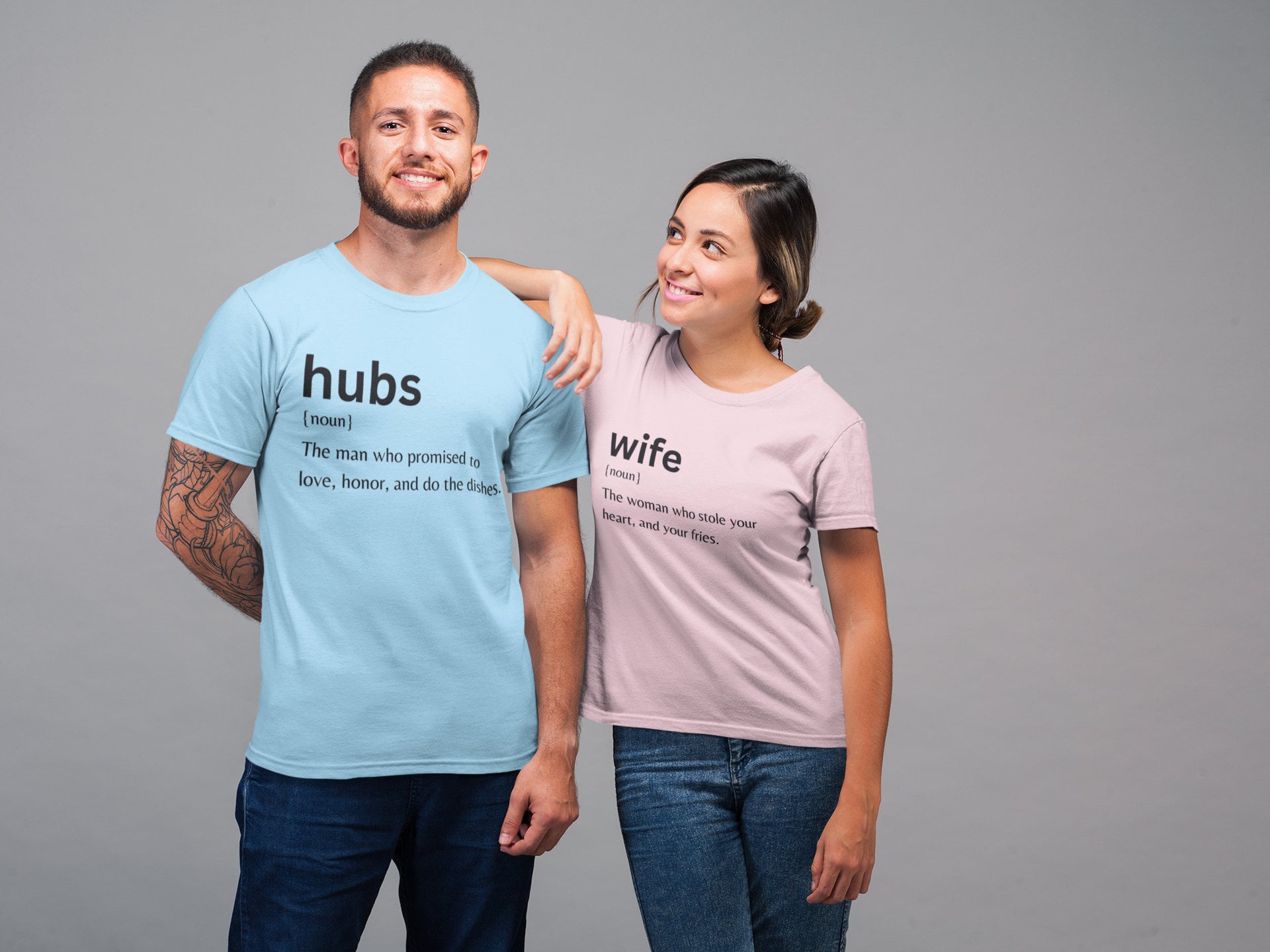 Husband and Wife Funny Definition Shirts Matching Shirts for Etsy