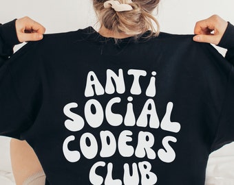 Coder Sweatshirt, Unisex Web Developer Crewneck, Graduation Gift For Coder Girls, Software Engineer Hoodie,Programmer Sweatshirt