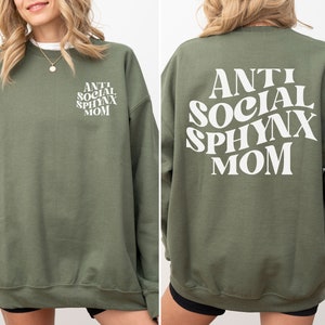 Sphynx Cat Moms Sweatshirts, Sphynx Cat Mama Shirts, Sphynx Owner Crewneck, Gift For Pet Mom, Sphynx Parents Shirt,Cat Mom Mother's Day Gift