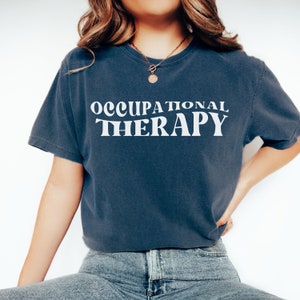 Occupational Therapy Shirts Comfort Color,Gifts For Occupational Therapist OT Sweatshirt,OT Occupational Therapy Gift,Occupational Crewneck
