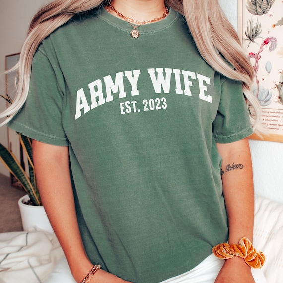 Proud Army Wife T Shirt Military Wife Gift Proud Army Wife T Shirt Military Wife Gift