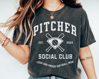 Custom Softball Mom Social Club Shirts Gift For Softball Mama Shirt,Sideline Social Club Tees,Gameday Shirt For Sports Mom Mother's Day Gift