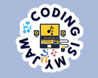 Lustiger Coding-Aufkleber, Programmierer-Aufkleber für Software-Ingenieure, Coder-Frauen, die STEM-Laptop-Aufkleber coden, Geschenk für Software-Web-Entwickler