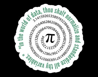 In der Welt der Daten,Frau in der Daten Wissenschaft,Daten-Wissenschaft-Geschenk,Daten-Analyst-Zubehör,Ingenieur-Aufkleber,STEM,