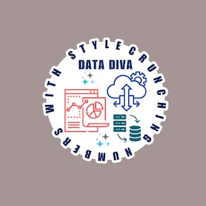 Adesivo diva baseado em dados, adesivo de cientista de dados, adesivo de ciência de dados, rainha de dados, mulher em ciência de dados, presente de ciência de dados, analista de dados, nerd