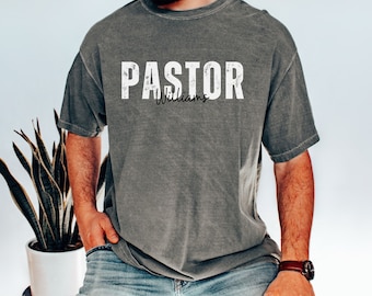 Custom Pastor Shirt Personalized Pastor Established T-shirt, Pastor Appreciation Gift For Christian, Faith Church's Preacher T-Shirt