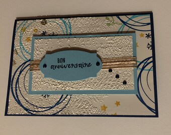 Handgemachte Geburtstagskarte