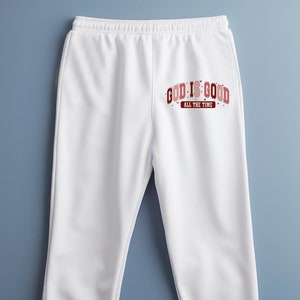 God is Good All The Time Sweatpants, Aesthetic Christian Sweatpants, Christian Sweatpants, Faithful Message Sweatpants, Religious Gift