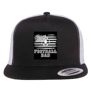 Football Dad Hat, Football Fan Cap, Sports Football Cap, Unisex Hat, Adjustable Cap, Football Gift, Football Lover Hat