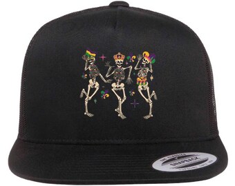 Embellished Denim Mardi Gras Fleur De Lis Jeweled Baseball Cap Wholesale Mardi Gras Fleur De Lis Jeweled Baseball Cap for  main image 4