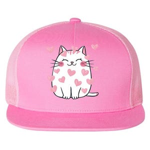 Cat Valentine Hat, Cat Lover Valentine Hat, Girls Valentines Day Gift,Funny Valentines Day Cap, Gift For Couples