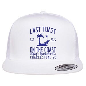 Personalize Last Toast On The Coast Bachelorette Party Hat, Coastal Bachelorette Hats, Beach Bachelorette Cap,Gift For Bridesmaids,Bride Cap