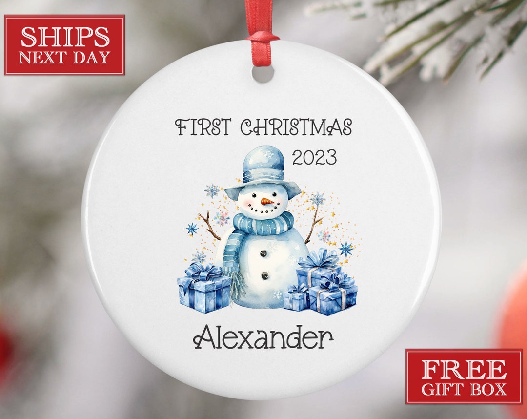 My first christmas baby boy